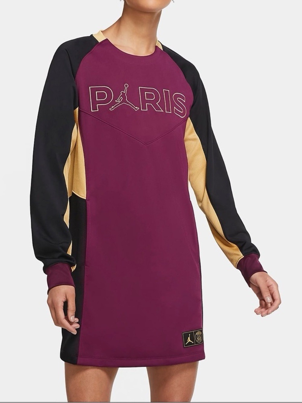 Air Jordan WMNS Paris Saint Germain Shirt Dress Size L - Picture 1 of 9